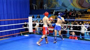 Кикбоксинг. В виду явного преимущества! Шигин Эдуард - Минязев Тимур. К-1. Нижнекамск