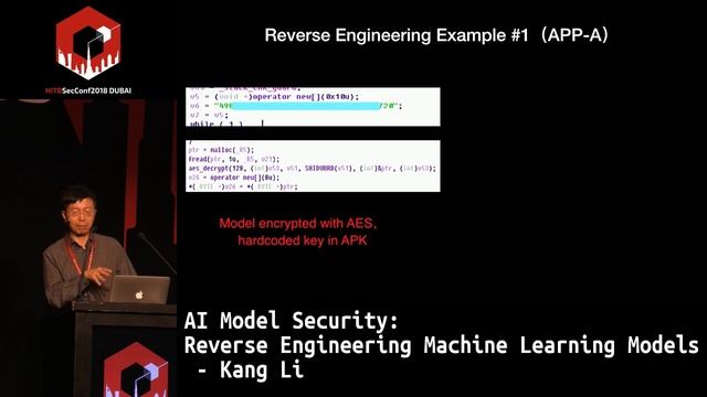#HITB2018DXB D1T1: AI Model Security: Reverse Engineering Machine Learning Models - Kang Li смотреть онлайн