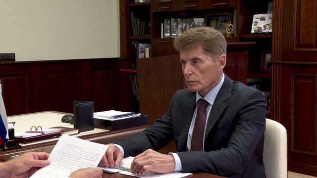 Губернатор Приморья встретился с вице-премьером России Дмитрием Чернышенко.