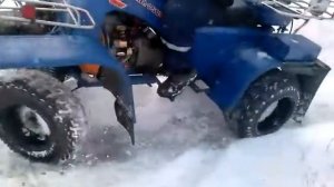 квадроцыкл зим 350 дизель буксы 2017
