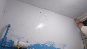 Как покрасить правильно потолок и стены ванной или туалете урок для новичков часть 19