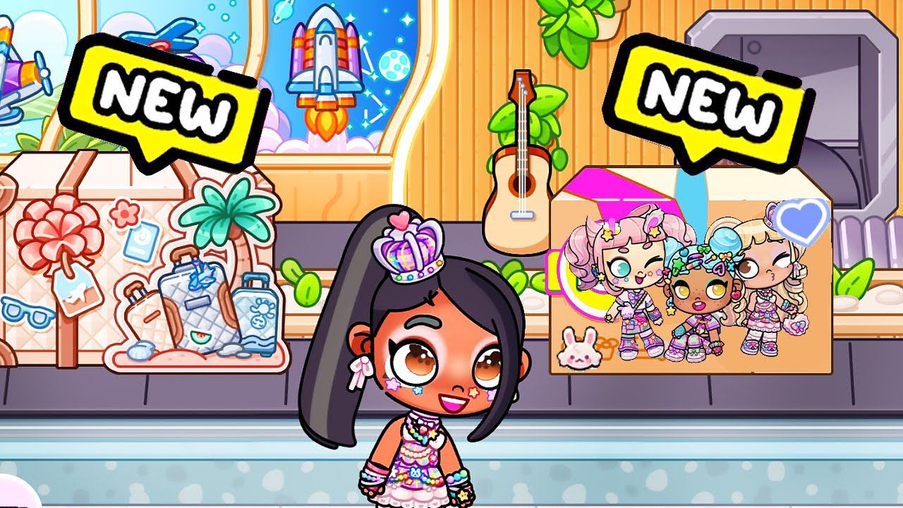 НОВЫЕ КОРОБОЧКИ АЭРОПОРТ ОБНОВЛЕНИЕ СЕКРЕТЫ - САМОЛЕТ ✈ в AVATAR WORLD ! смотреть онлайн