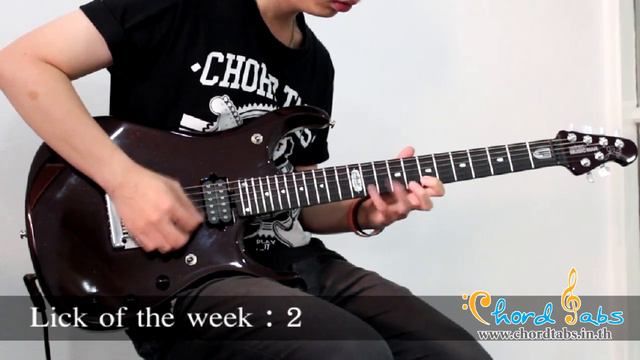 Lick of the week 2 by Nut CT www.chordtabs.in.th смотреть онлайн