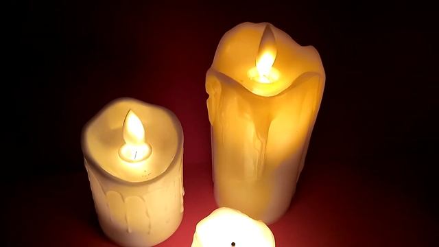 Свечи с имитацией. Романтика. расслабляющее видео смотреть онлайн
