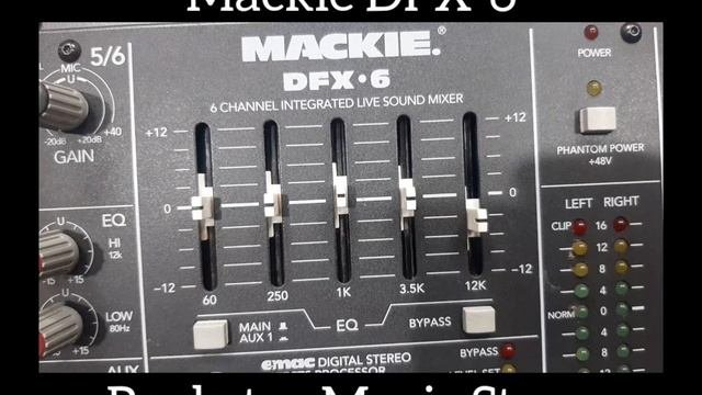 Mackie Dfx 6 Mixer|Mackie Dfx 6 Channel Mixer|Mackie Mixers