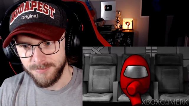 REACTING TO AMONG US 3D ANIMATION LITTLE GAME BY XBOXGAMERK!!