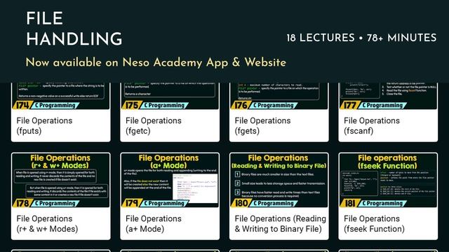 File Handling | Chapter-14 | C Programming | nesoacademy.org