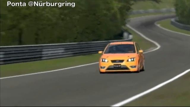 GT5 Online @Nurburgring: Ford Focus ST '06 смотреть онлайн