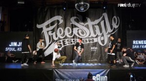 Bboy Finals: Jinjo (Korea) vs Renegades (USA) | Freestyle Session 2011 | Funk'd Up TV