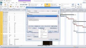 Настройка столбцов в MS Project