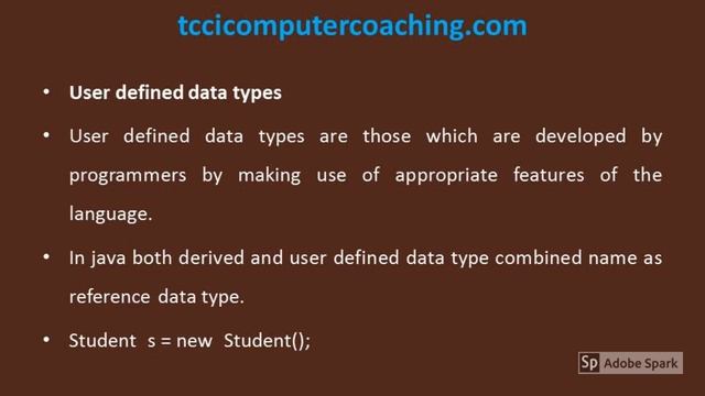 DATA TYPES IN JAVA PROGRAMMING смотреть онлайн