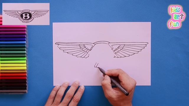 How to draw Bentley Motors Logo смотреть онлайн