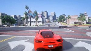 ► GTA 5 4K REAL LIFE Graphics ✪ Ferrari 488 GTB BRUTAL SOUND! ? GTA 6 Graphics - RTX™ 3080