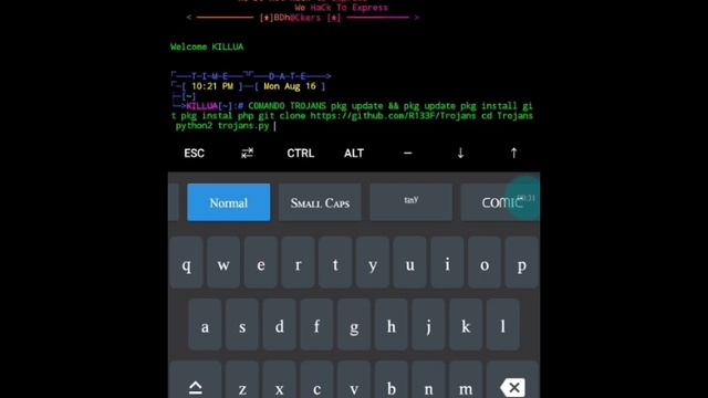 COMO ENVIAR TROJAN VIA TERMUX METODO PASSO A PASSO BY:KILLUA смотреть онлайн