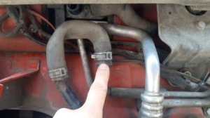 Mercedes axor, отключение радиатора отопителя салона.