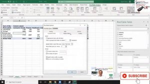 MS Excel - Pivot Table Example 1 - Live Online Classes