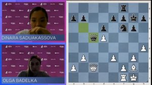 Olga Badelka Defeats Dinara Saduakassova