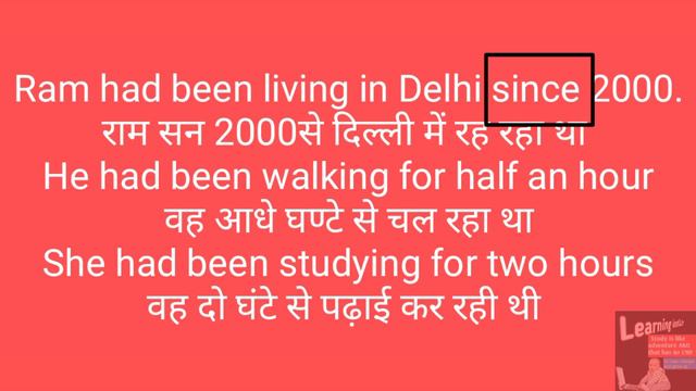Example of past perfect tense ।Use had been । Had been ka paryog