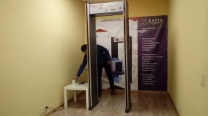 Арочный металлодетектор UltraScan C1800T с функцией измерения температуры. Рамка с термодатчиком.
