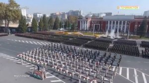 Гимн Республики Таджикистан (военный парад в 2020 году)