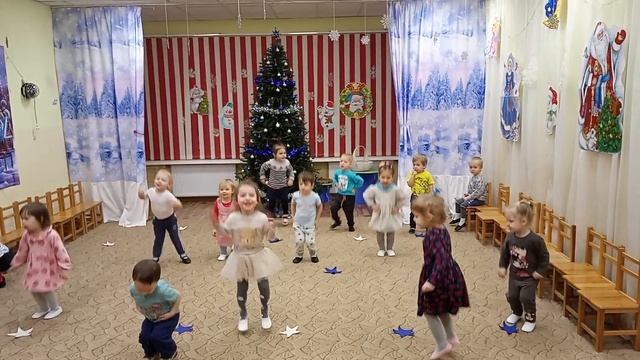 Зимняя согревалочка #детскийсад #зима #музыкальноезанятие