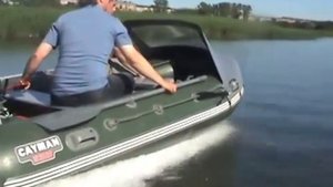 Носовой тент для лодки ПВХ. spass-33.ru