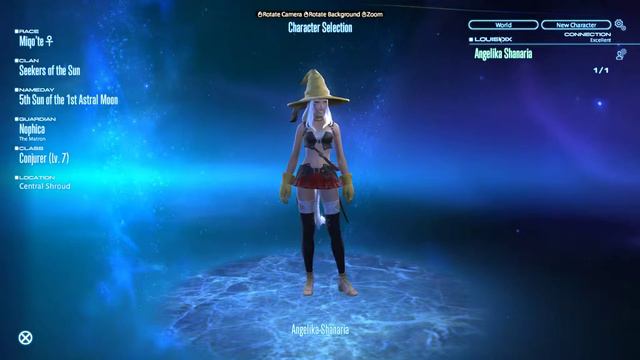 Final Fantasy 14 Удаление персонажа 60fps Full HD смотреть онлайн