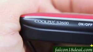 Nikon Coolpix S2600 Digital Camera Red