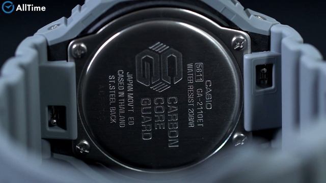 Обзор часов Casio G-SHOCK GA-2110ET-8AER с хронографом. Японские наручные часы. Alltime смотреть онлайн