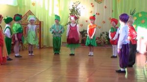 Сценка "Спор овощей". Старшая группа "Улыбка"