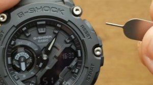 Gshock GA 2200 - Setting time and date tutorial on module 5674