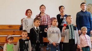 Ночь укрыла землю тихим покрывалом сладких снов... Детский хор. 21.01.2018 г.