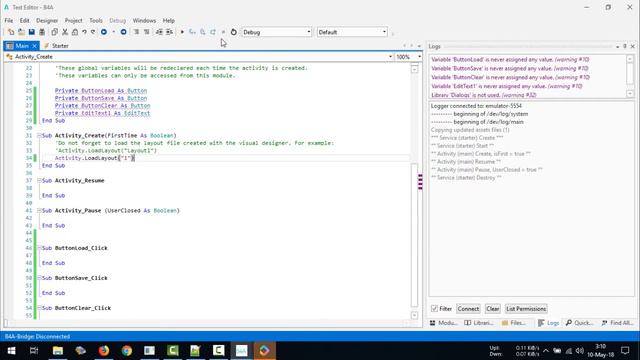 Basic4Android (B4A) | Develop Simple Text Editor App