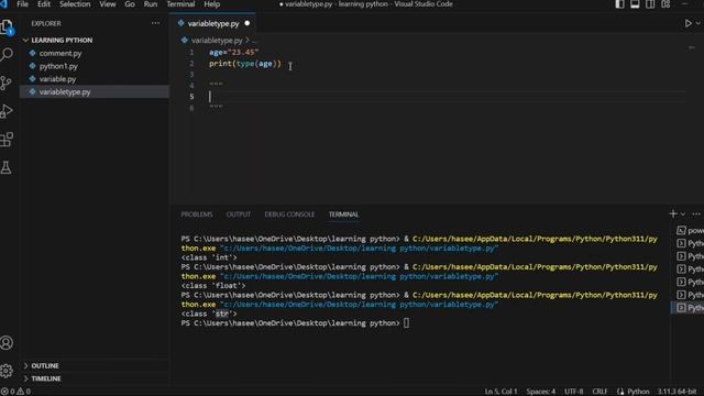 Lecture 7: Types of Variables in Python Int, Float, String, List, Tuple, Set, Dictionary in Urdu