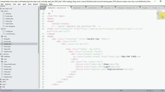 Update Navbar on Login and Logout | PHP CRUD Application tutorials in Hindi | Tutor-Programming смотреть онлайн