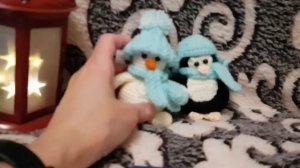 Амигуруми Снеговик крючком