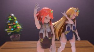 【MMD】Party Tonight (Laysha) - Pyra Mythra Thicc (Xenoblade)【4K60FPS】