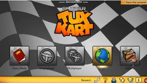 Supertuxkart. How to play multiplayer in the same keybord.