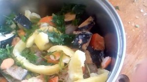 Приготовление рыбы с овощами