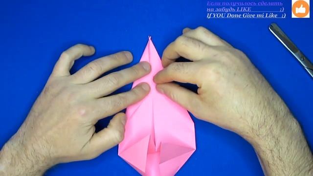 Кролик из бумаги оригами  Бумажный кролик  Paper rabbit origami Бумажный зайчик Заяц из бумаги смотреть онлайн