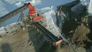 Агрегат дробления с конусной дробилкой КСД-1300