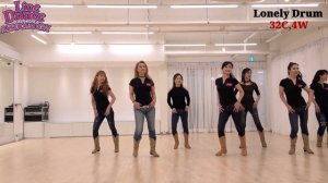 Lonely Drum l Aaron Goodvin l Improver Line Dance  Demo l 론리 드럼 라인댄스 l Linedance l 라인댄스퀸