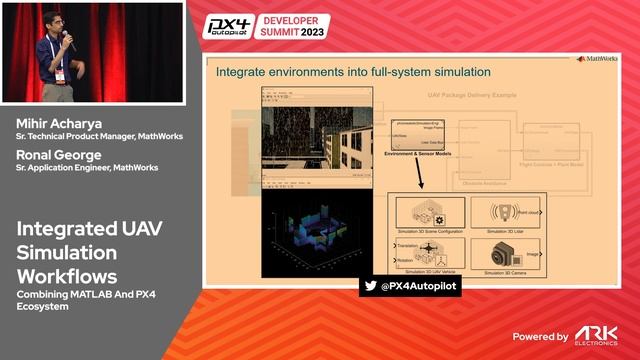 Integrated UAV Simulation Workflows Combining MATLAB + PX4 Ecosystem - Mihir Acharya & Ronal Georg смотреть онлайн