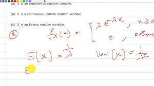 Erlang Random Variable (Erlang PDF) Lecture 30 EPE 4A and 4B