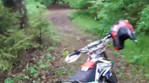 Обкатка детского питбайка.