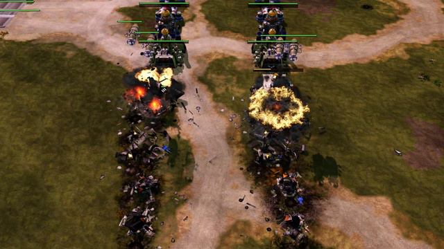 C&C Red Alert 3 -  Kirov vs Kirov X2