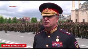 В Грозном прошла генеральная репетиция парада победы