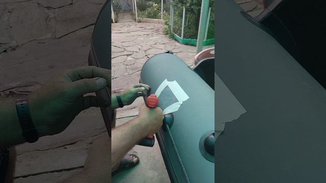 Удаление старого клея с лодки ПВХ смотреть онлайн