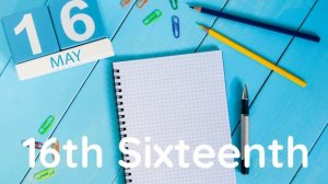 Ordinal Numbers in English 1-31