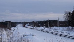 Тепловоз ТЭП70БС - 348, Паровоз Л-2344 с ретропоездом "Русское Рождество"